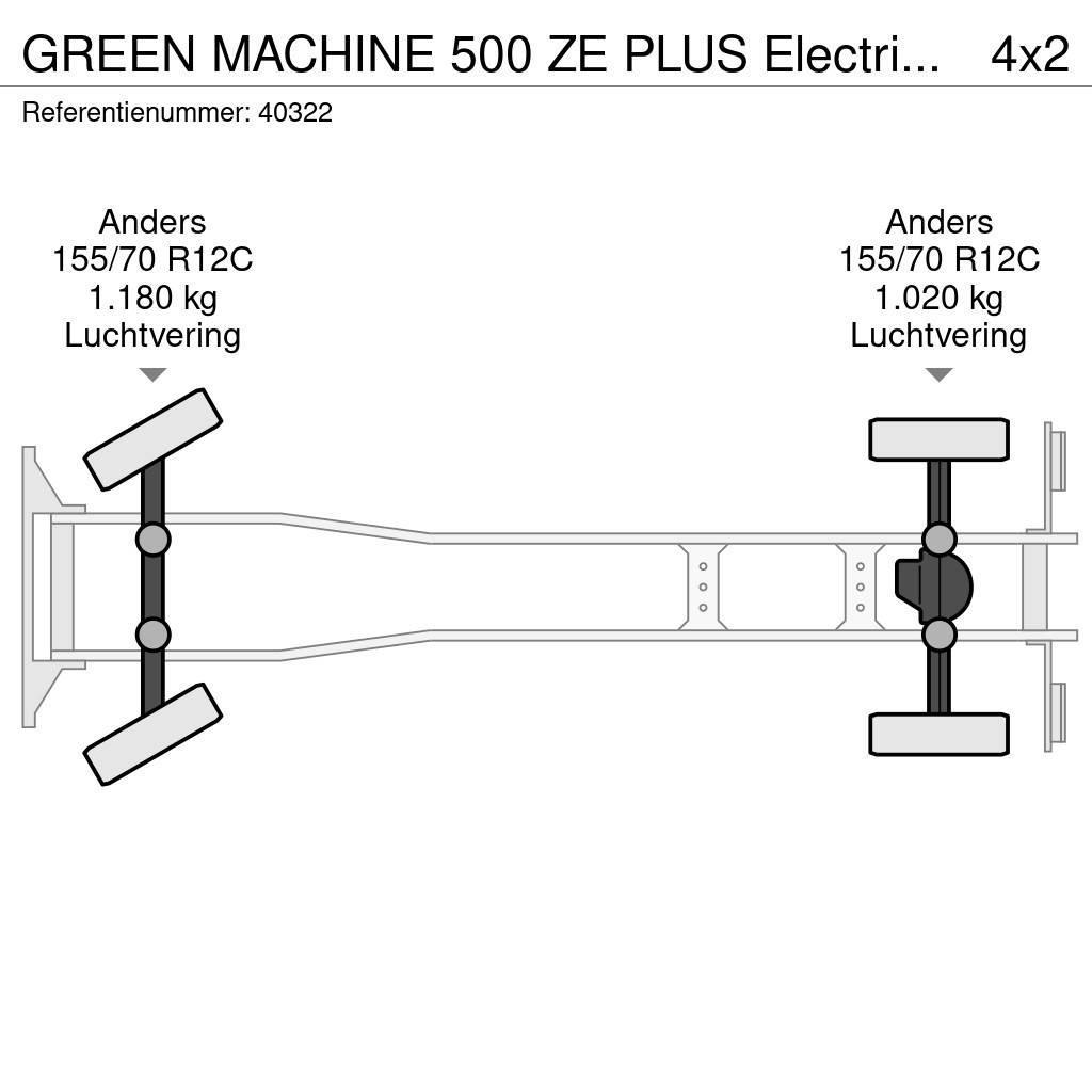 Green Machines 500 ZE PLUS Electric sweeper Šlavimo sunkvežimiai
