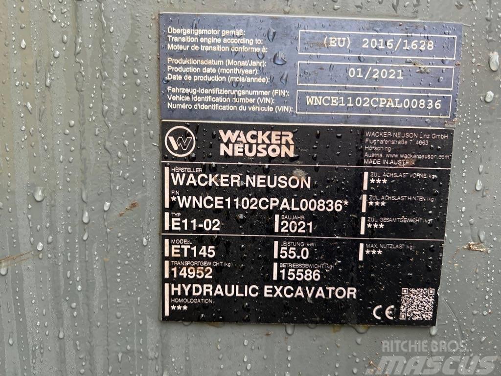 Wacker Neuson ET145 Vikšriniai ekskavatoriai