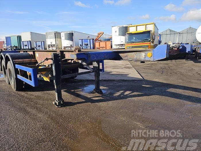 Köhler Elmshorn 2 axle | 20 foot | container chassis | st Konteinerių puspriekabės
