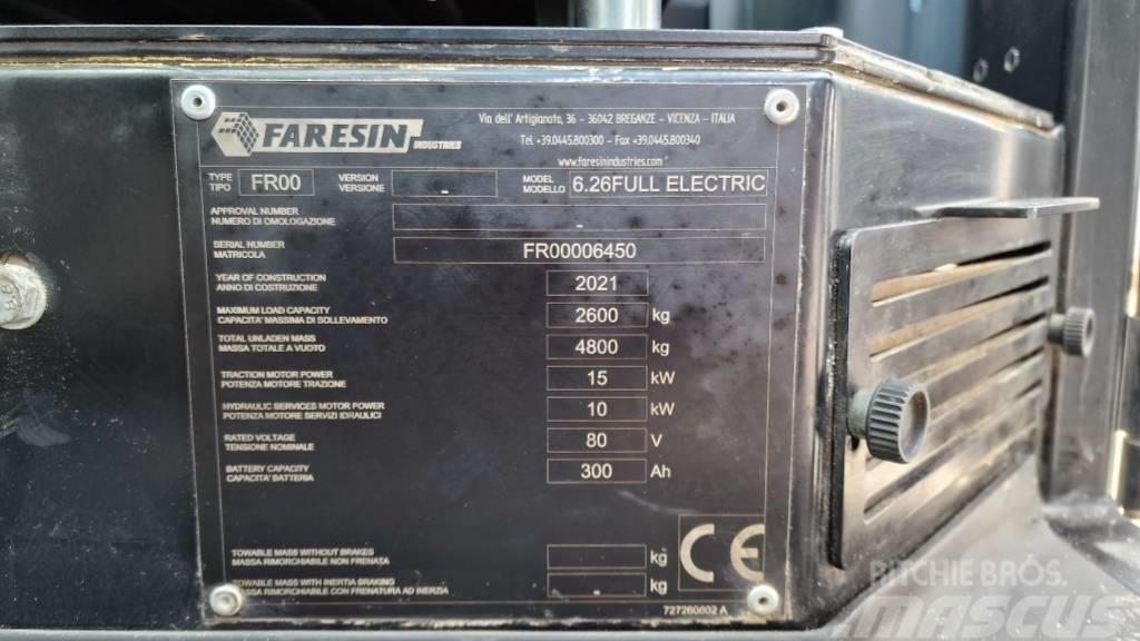 Faresin F6.26 E Teleskopiniai krautuvai