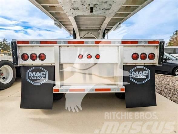 MAC TRAILER MFG 2025 M48F FLATBED ROAD WARRIOR Bortinių sunkvežimių priekabos su nuleidžiamais bortais