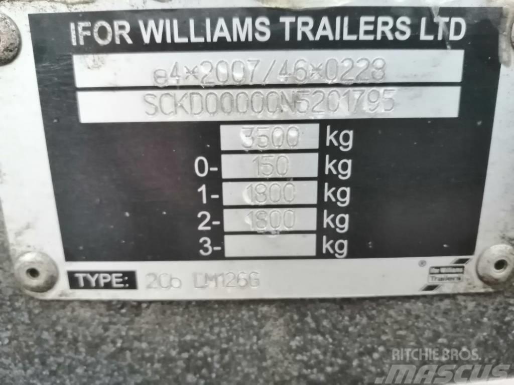 Ifor Williams LM126 Trailer Kitos priekabos