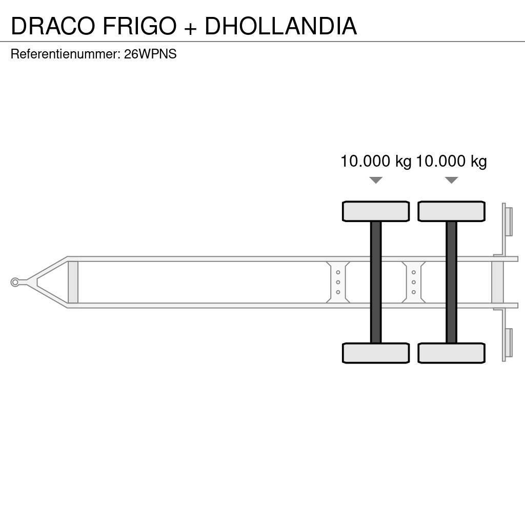 Draco FRIGO + DHOLLANDIA Priekabos šaldytuvai