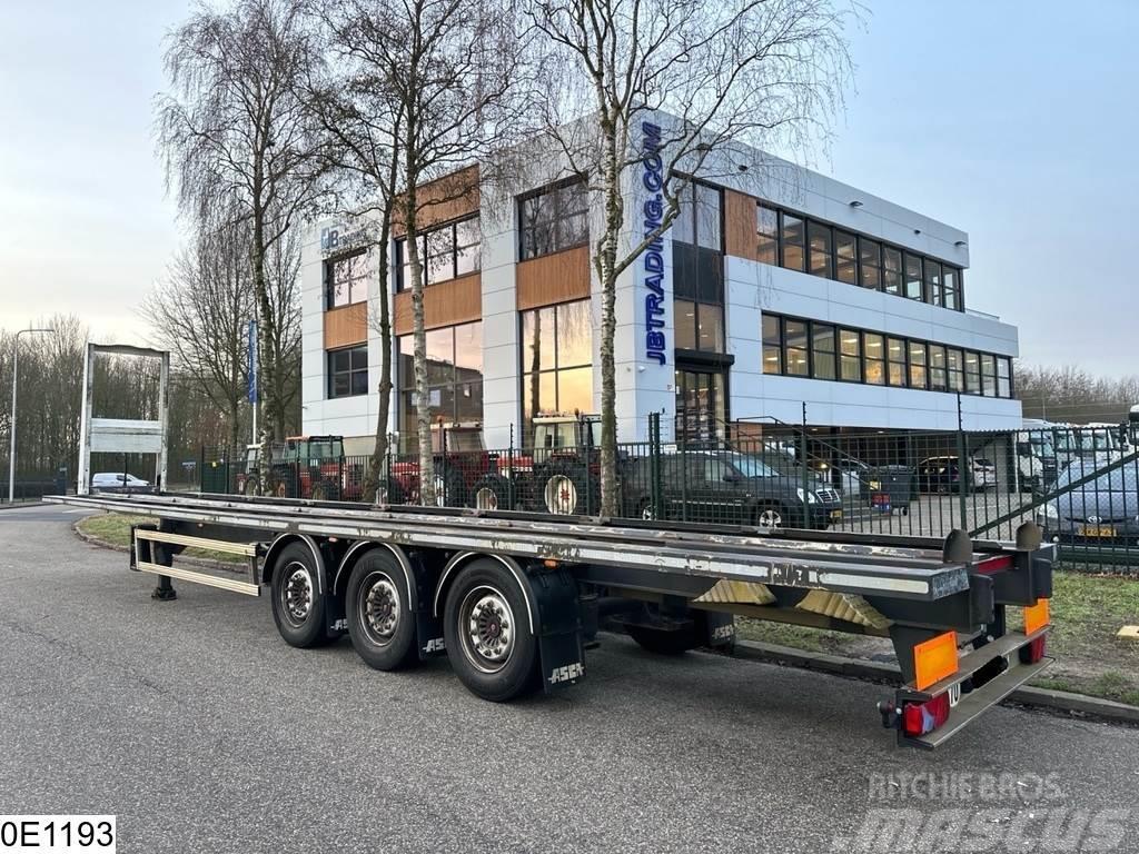 Asca Gasflessen Bortinių sunkvežimių priekabos su nuleidžiamais bortais