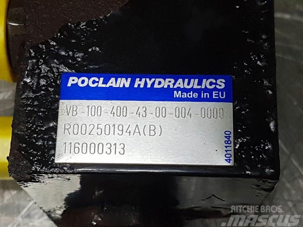 Ahlmann AZ210E-Poclain VB-100-400-43-00-004-Valve/Ventile Hidraulikos įrenginiai