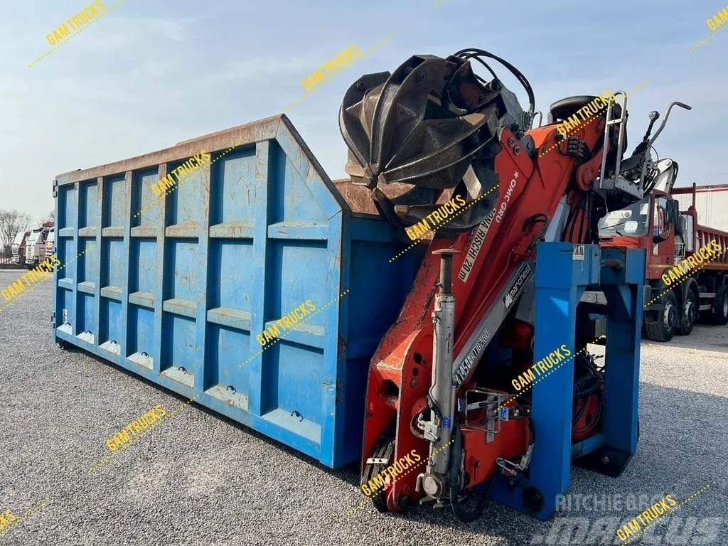  Diversen Container mit Kran Marchesi 4.500 RT0280 Jūriniai konteineriai