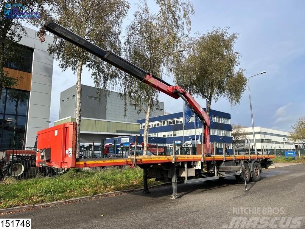 Lecitrailer open laadbak Fassi, Remote Bortinių sunkvežimių priekabos su nuleidžiamais bortais