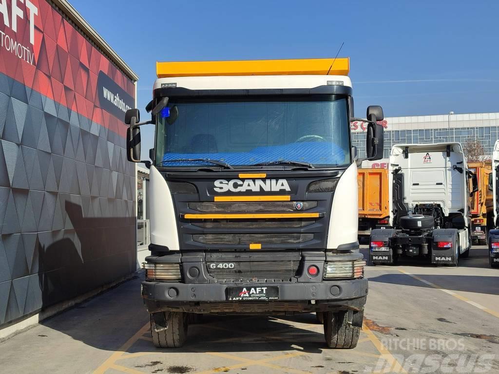 Scania 2015 G 400 E5 AC HARDOX TIPPER Savivarčių priekabų vilkikai