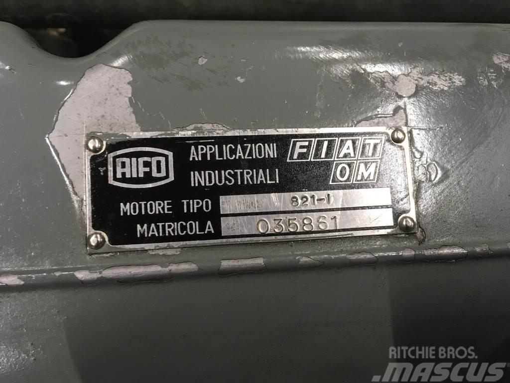 Fiat 821-I GENERATOR 110KVA USED Dyzeliniai generatoriai