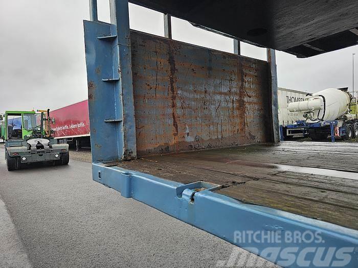 Groenewegen Dro 12 24 | 3 axle heavy duty | Steel suspension | Bortinių sunkvežimių priekabos su nuleidžiamais bortais
