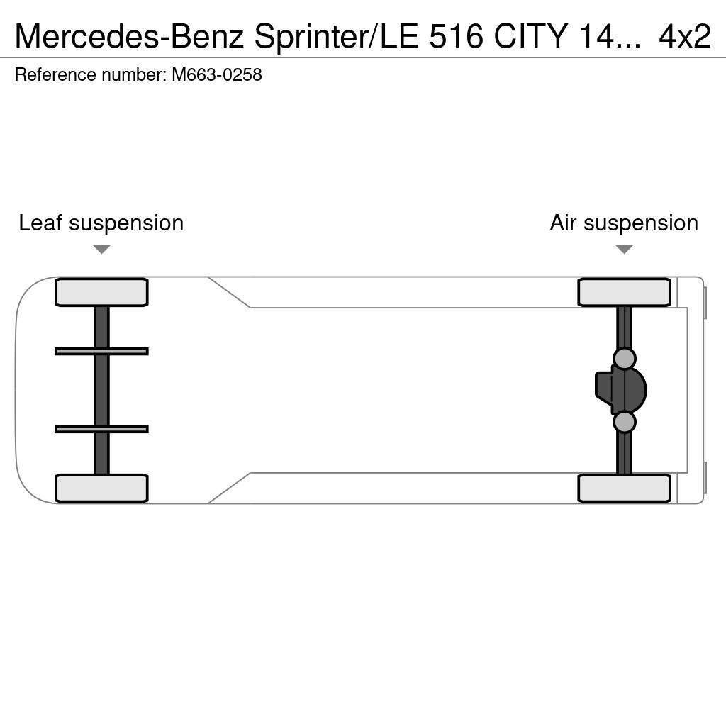 Mercedes-Benz Sprinter/LE 516 CITY 14 PCS AVAILABLE /PASSANGERS Mikroautobusai