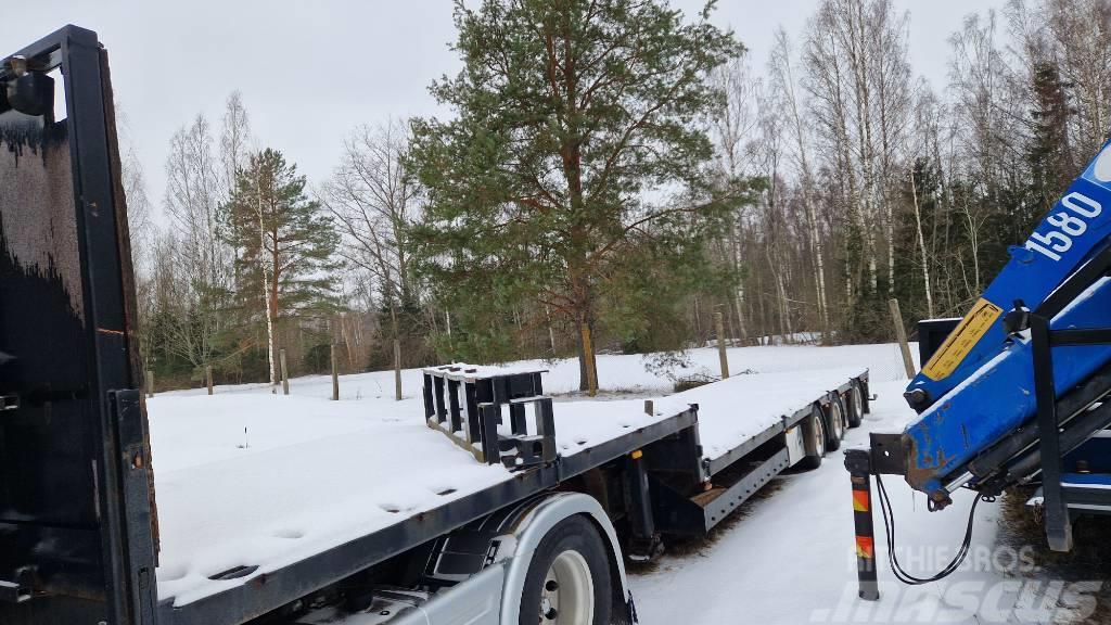 HRD NTG Bortinių sunkvežimių priekabos su nuleidžiamais bortais