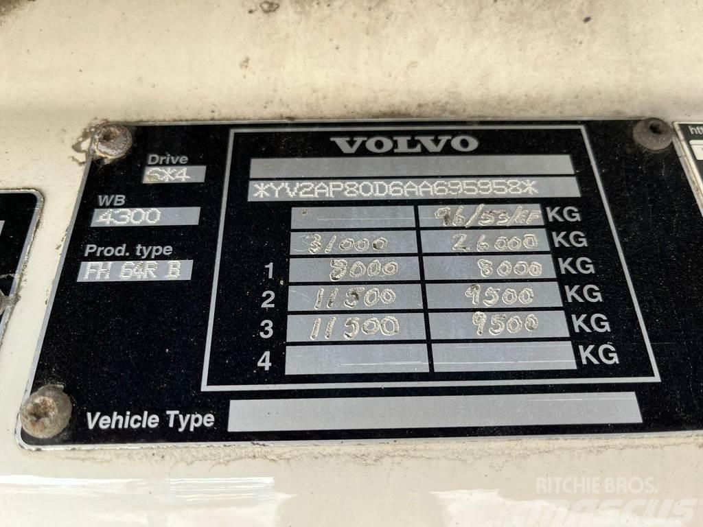 Volvo FH 16 600 6x4 RETARDER / CHASSIS L=6289 mm Važiuoklė su kabina