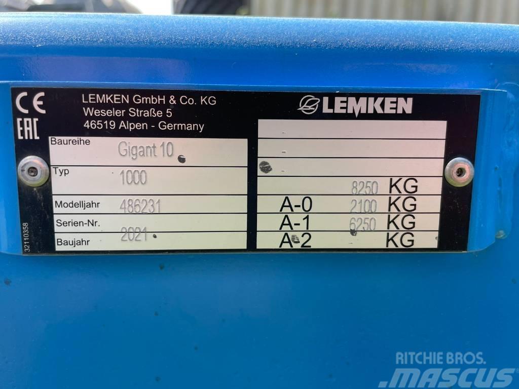 Lemken System Trac Gigant 10/1000 System-Kompaktor Kultivatoriai