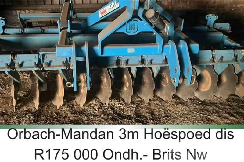  Orbach Agri Mandan - 3m high speed Kita