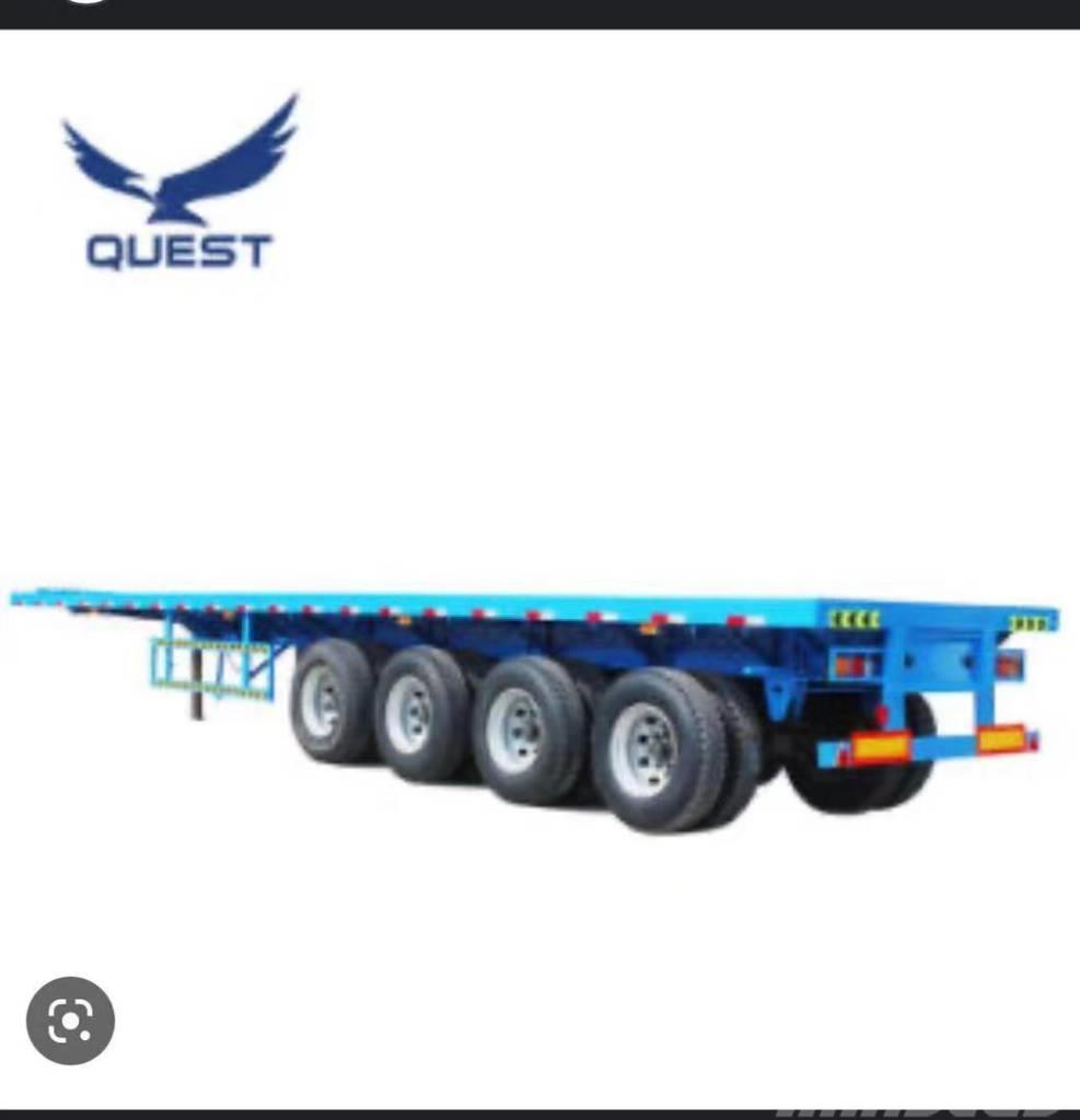  平板 拖 Bortinių sunkvežimių priekabos su nuleidžiamais bortais