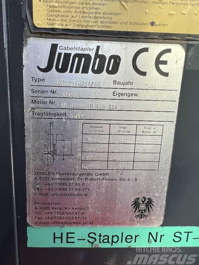Jumbo *J/SHP60/14/40* Krautuvai su pakrovimu iš šonų