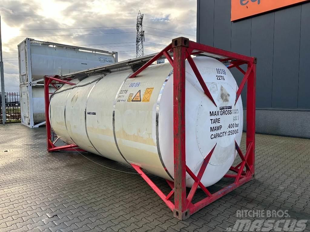 CIMC ISO 20FT 24.920L tankcontainer, UN Portable, T11, Konteinerinės cisternos