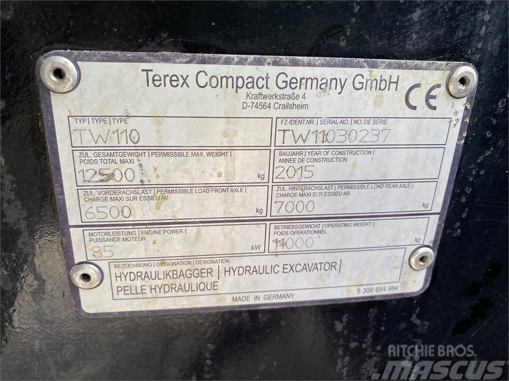 Terex TW110 Ratiniai ekskavatoriai