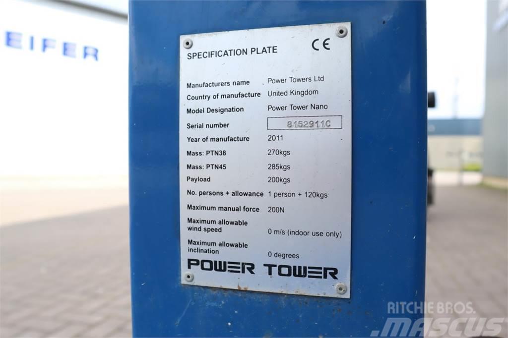 Power TOWER NANO SP Electric, 4.50m Working Height, 200k Alkūniniai keltuvai