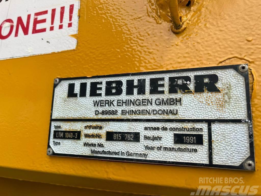 Liebherr LTM 1040 Automacara Visureigiai kranai