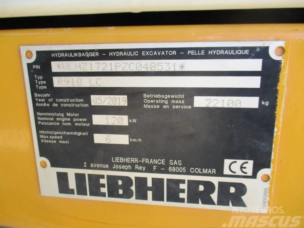 Liebherr R 918 Litronic Vikšriniai ekskavatoriai