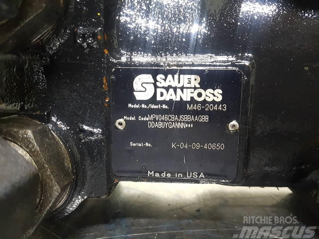 Sauer Danfoss MPV046CBAJSBBAAGBBD - M46-20443 - Drive pump Hidraulikos įrenginiai