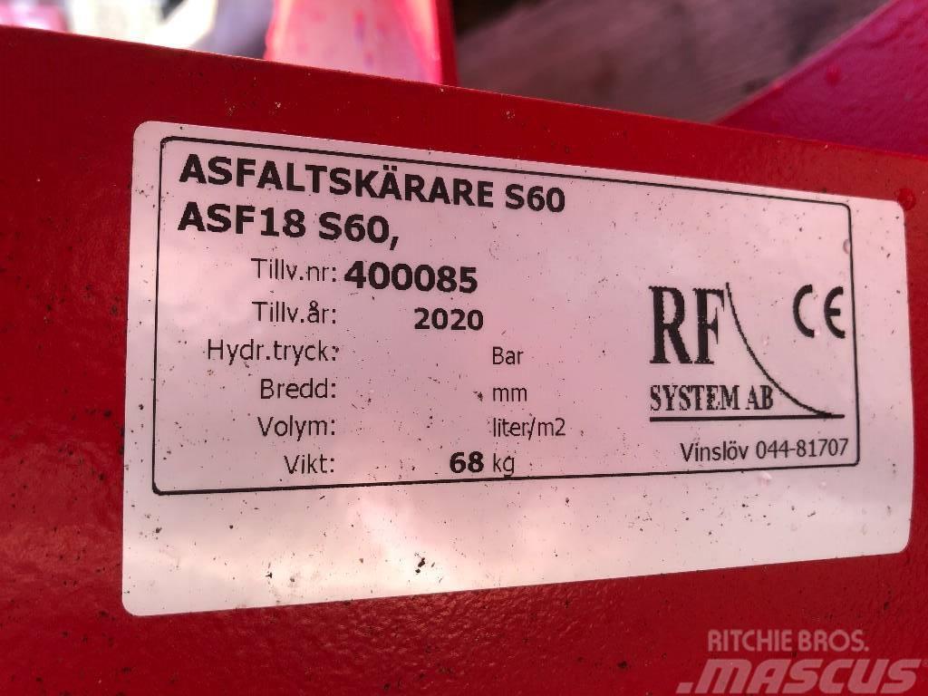 Rf-system RF Asfaltskärare S60 Rėžtuvai