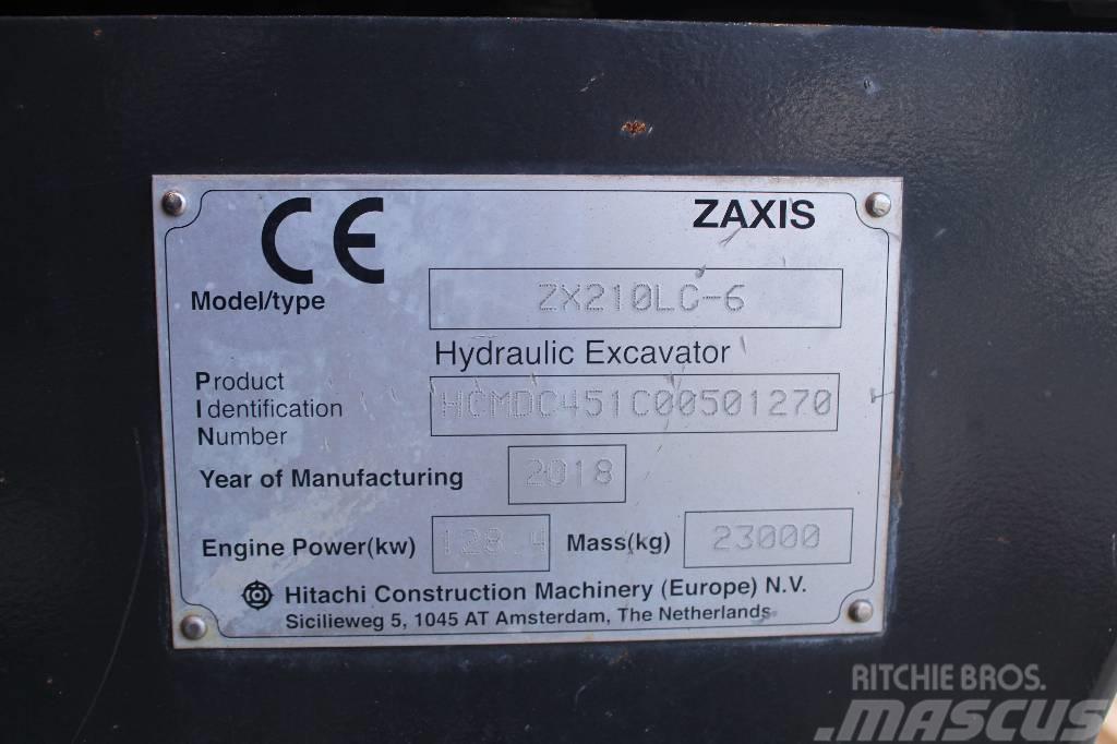 Hitachi ZX 210 LC-6 / Myyty, Sold Vikšriniai ekskavatoriai