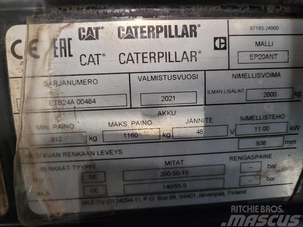 CAT EP 20 Elektriniai šakiniai krautuvai