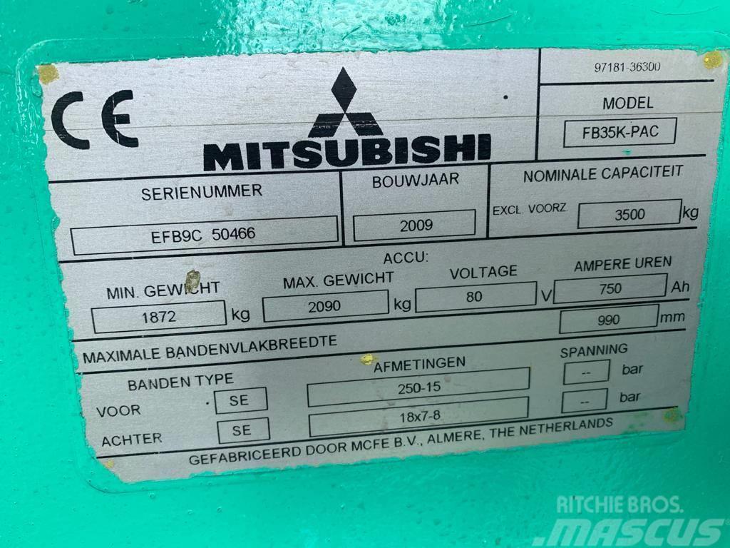 Mitsubishi FB35K-PAC Elektriniai šakiniai krautuvai
