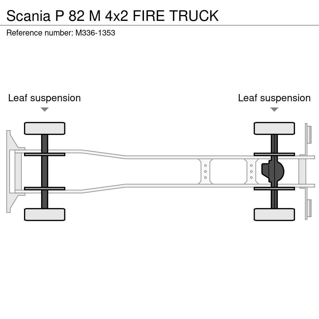 Scania P 82 M 4x2 FIRE TRUCK Gaisrinės