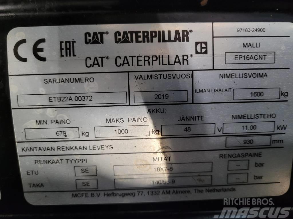 CAT EP16ACNT Elektriniai šakiniai krautuvai
