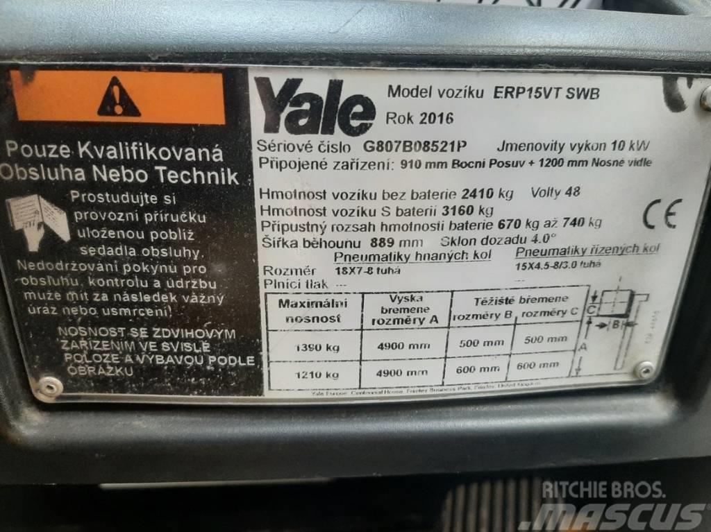 Yale ERP15VTSWB Elektriniai šakiniai krautuvai