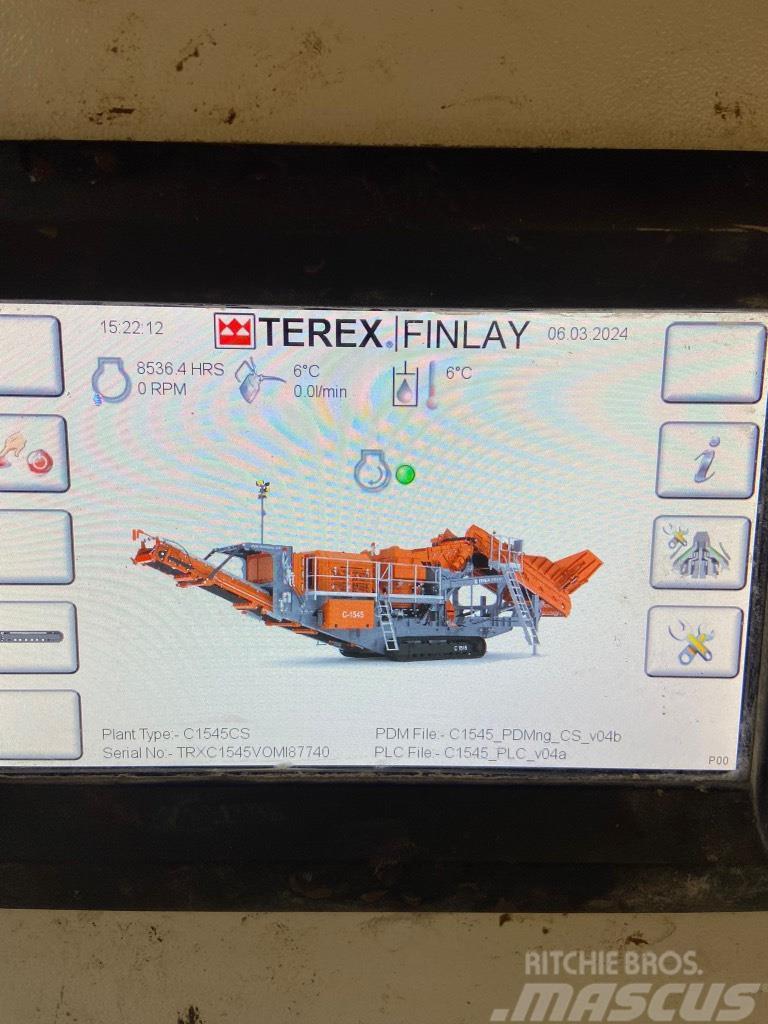 Terex Finlay C1545 Mobilūs smulkintuvai
