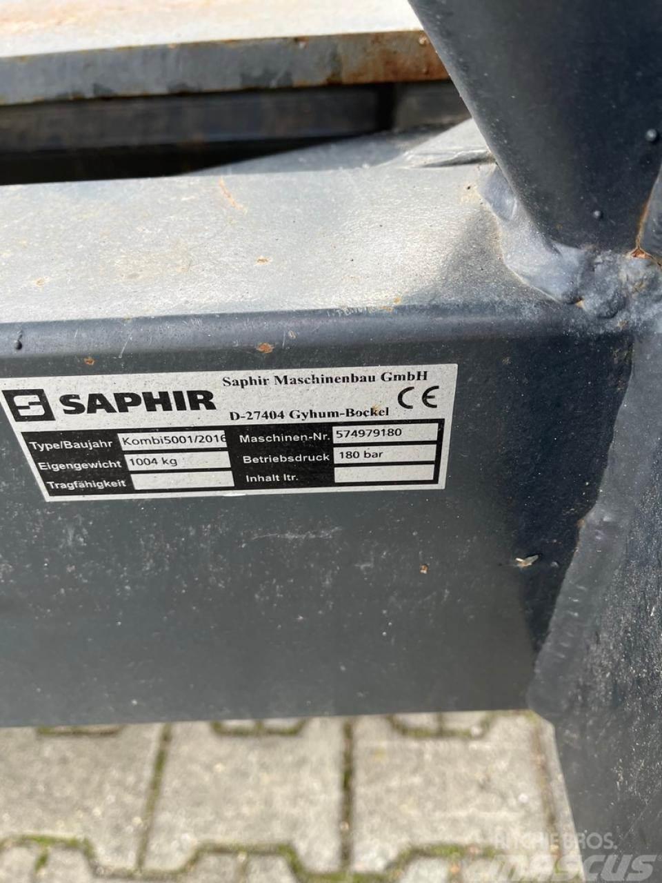 Saphir Kombi 5001 Kiti galvijų priežiūros įrengimai