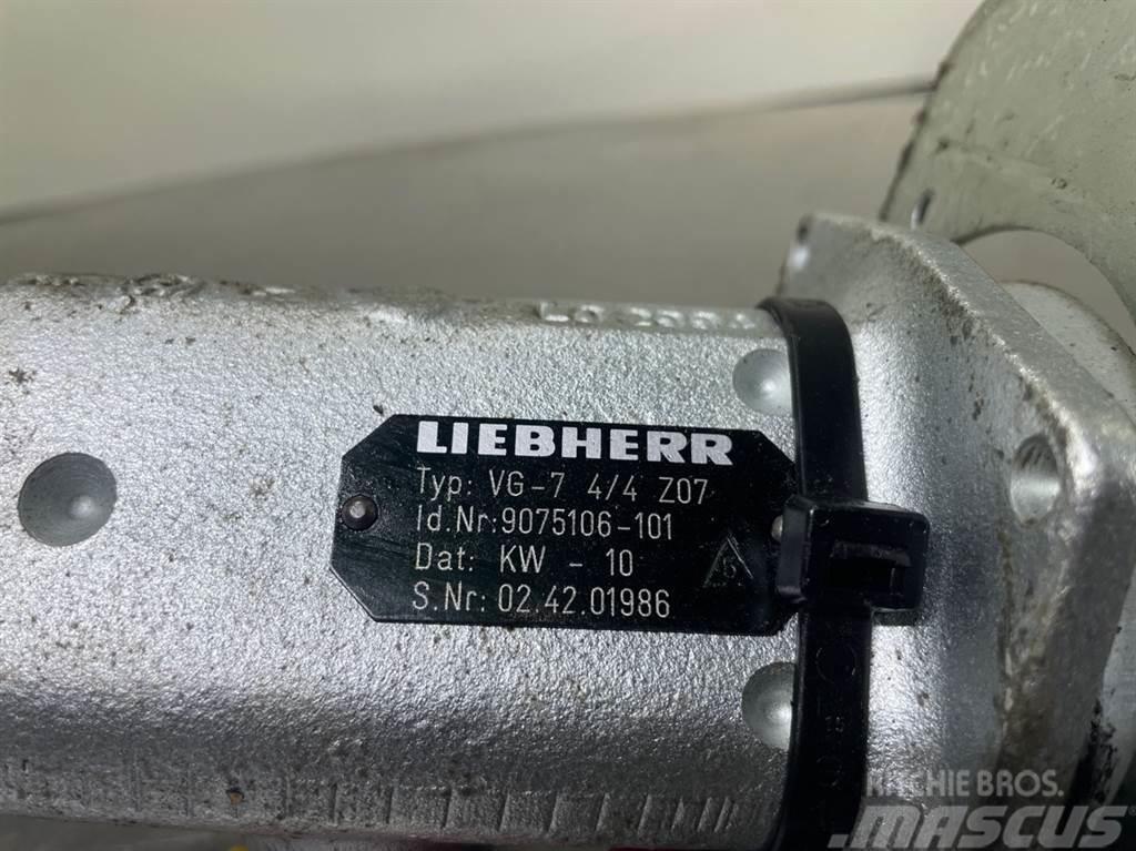 Liebherr A924B-9075106-Servo valve/Servoventil Hidraulikos įrenginiai