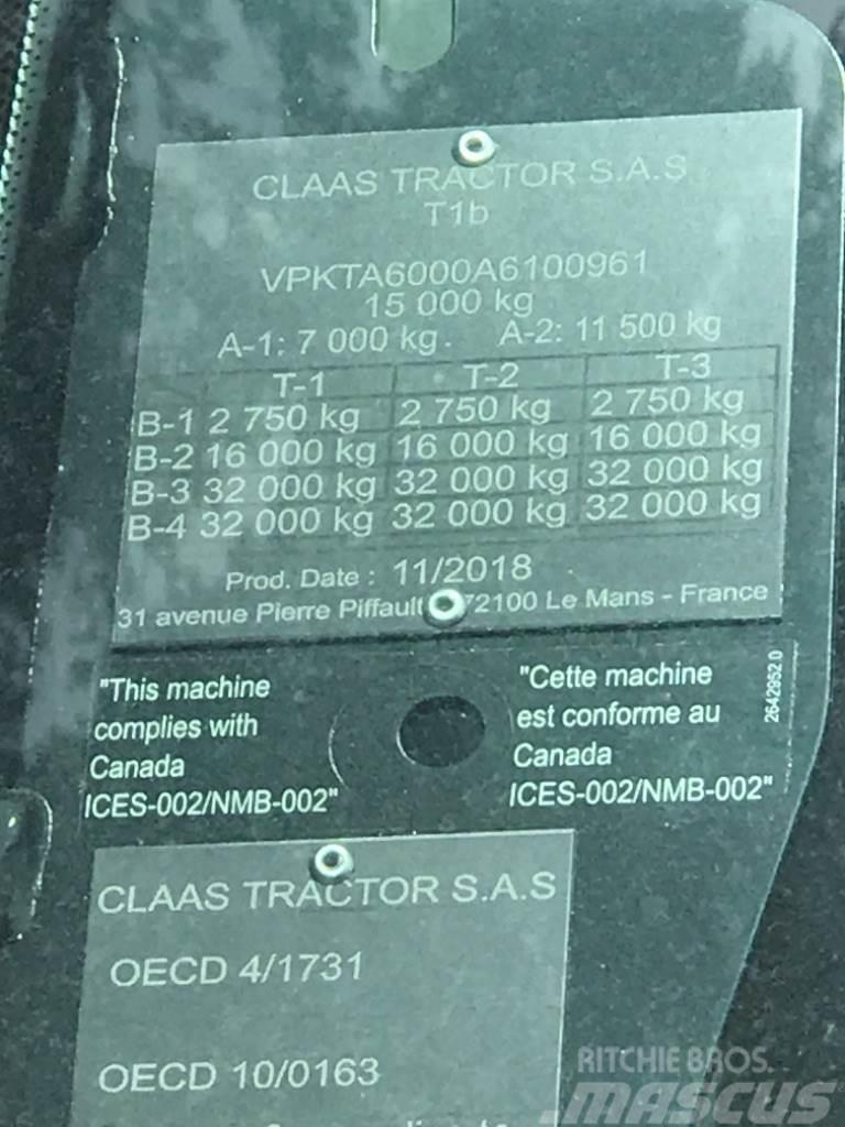 CLAAS 840 Axion Traktoriai