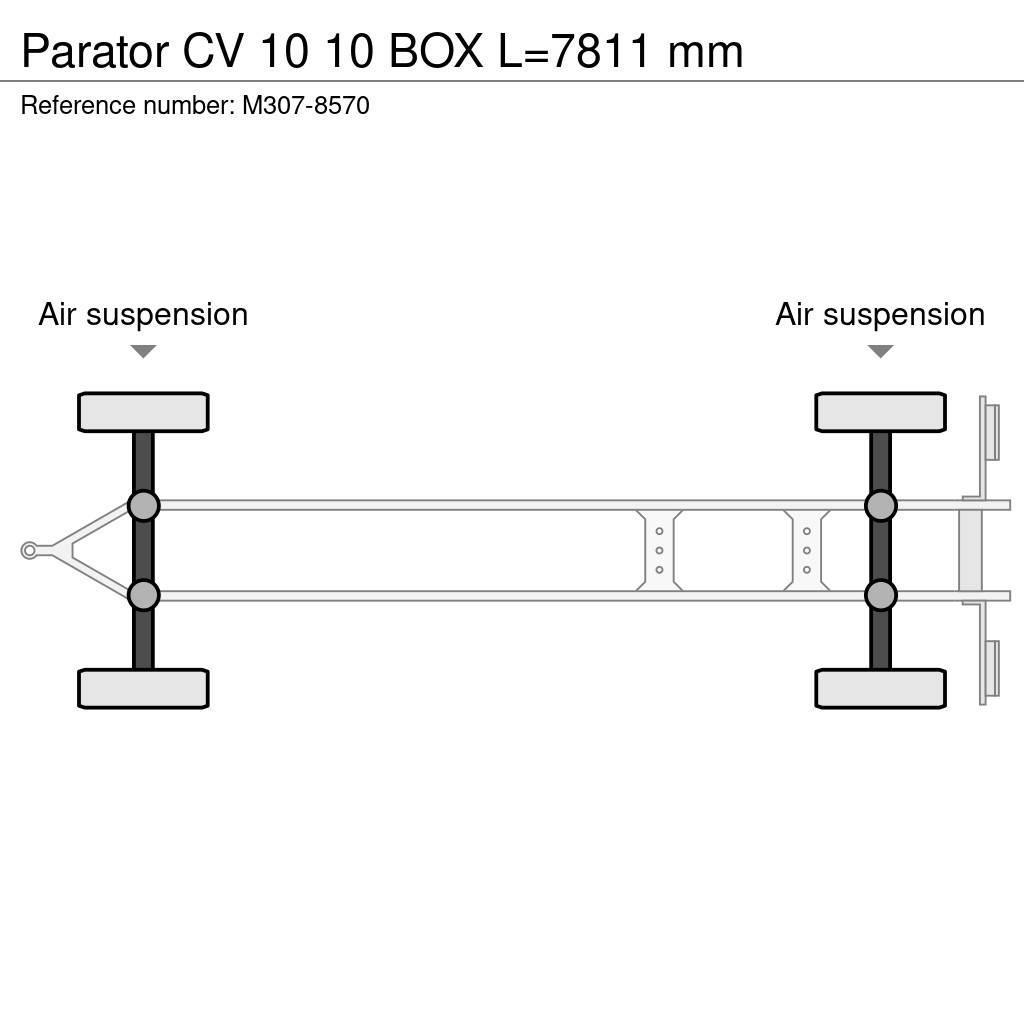Parator CV 10 10 BOX L=7811 mm Konteinerių priekabos