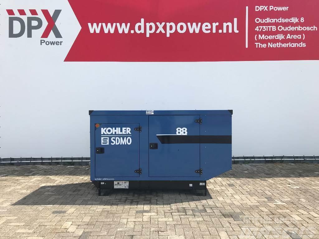 Sdmo J88 - 88 kVA Generator - DPX-17105 Dyzeliniai generatoriai