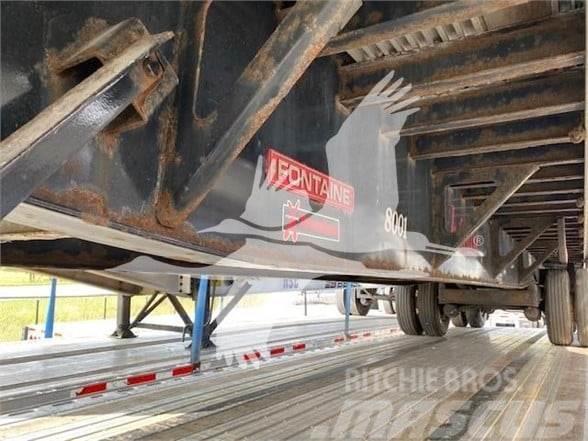 Fontaine 48' COMBINATION FLATBED Bortinių sunkvežimių priekabos su nuleidžiamais bortais