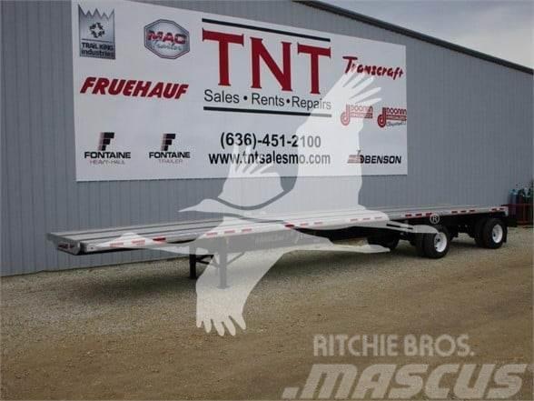 Transcraft [QTY: 3] 48X102 EAGLE COMBO FLATBED Bortinių sunkvežimių priekabos su nuleidžiamais bortais
