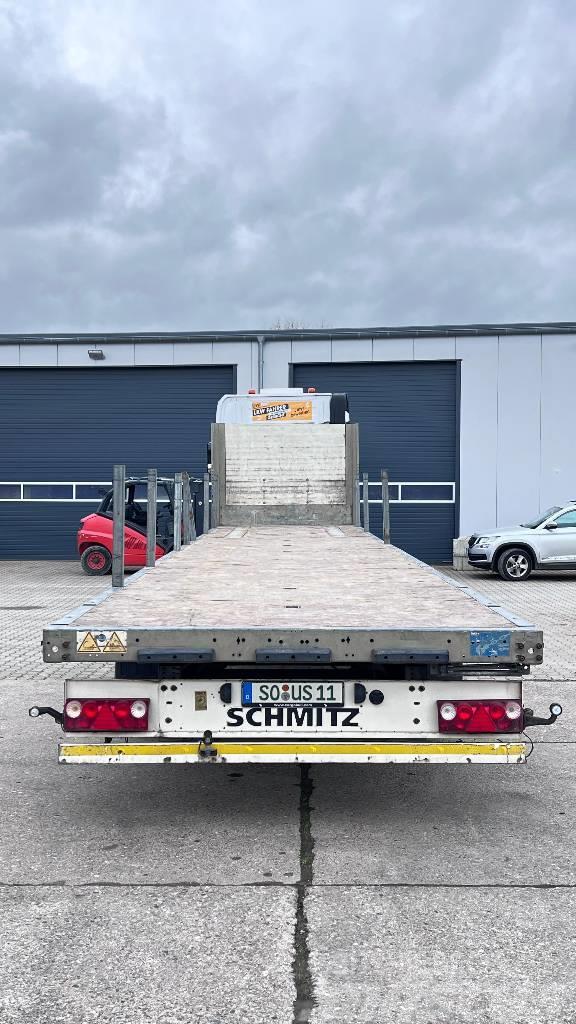 Schmitz Cargobull Plattform / Offener Sattel / Pritsche SPL 24 Bortinių sunkvežimių priekabos su nuleidžiamais bortais