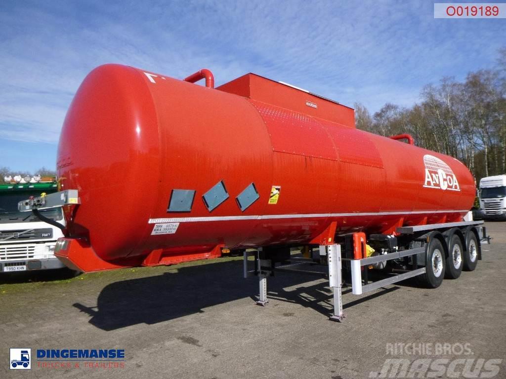 Cobo Bitumen tank inox 34 m3 / 1 comp Cisternos puspriekabės