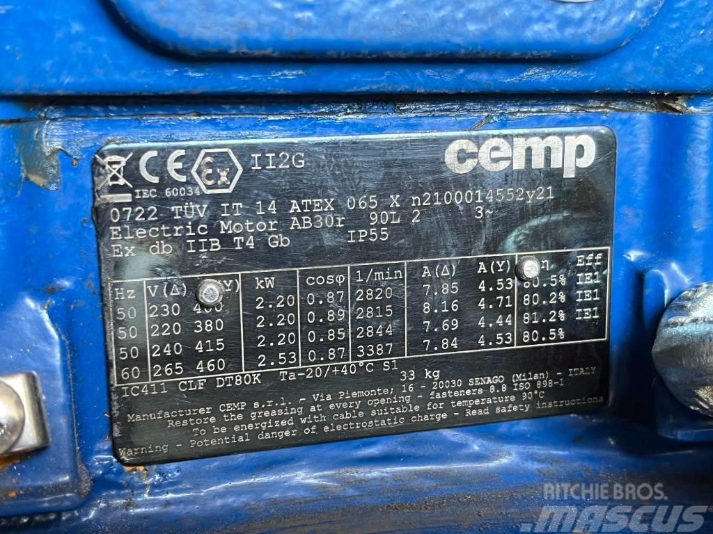  CEMP Electric Motor ATEX 230V 2,2kW 2800RPM Varikliai