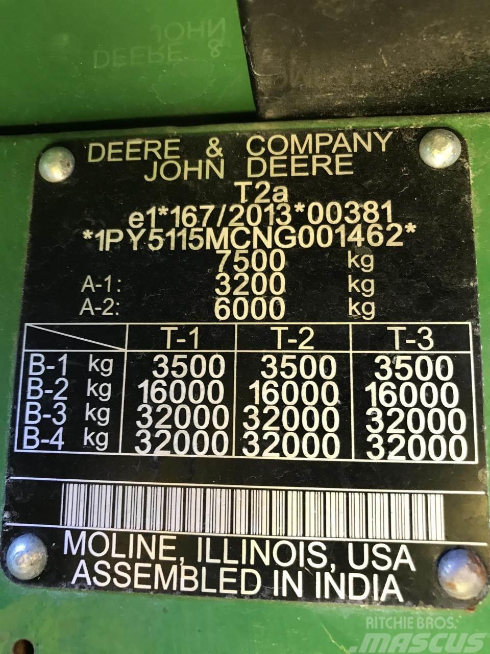 John Deere 5115M Traktoriai
