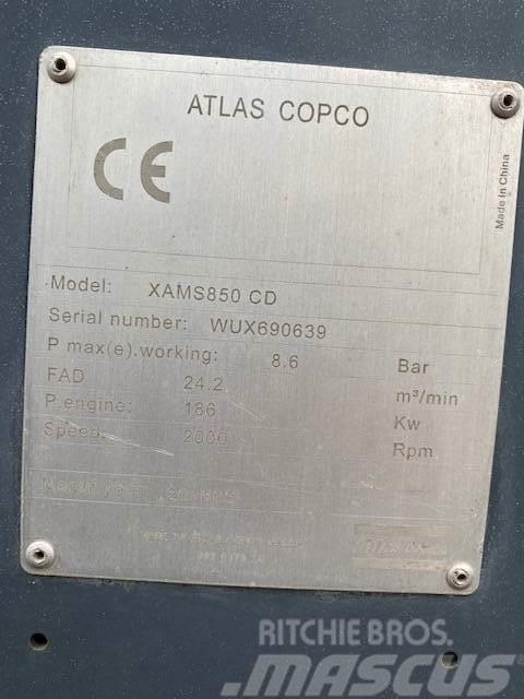 Atlas Copco XAMS 850 CD 7 Kompresoriai