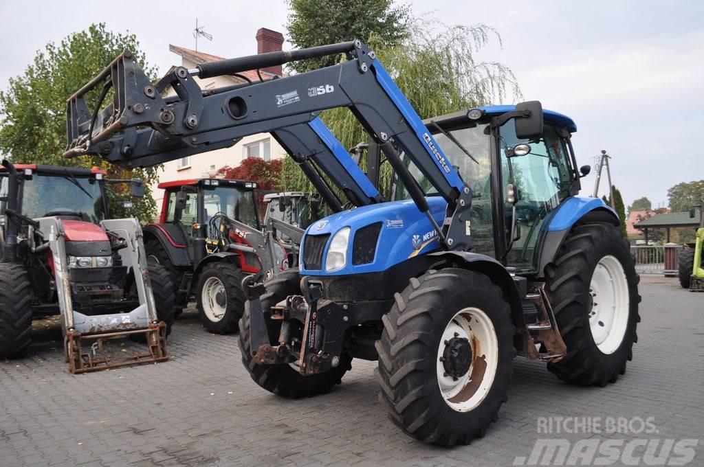 New Holland T6.140 + QUICKE Q56 Traktoriai