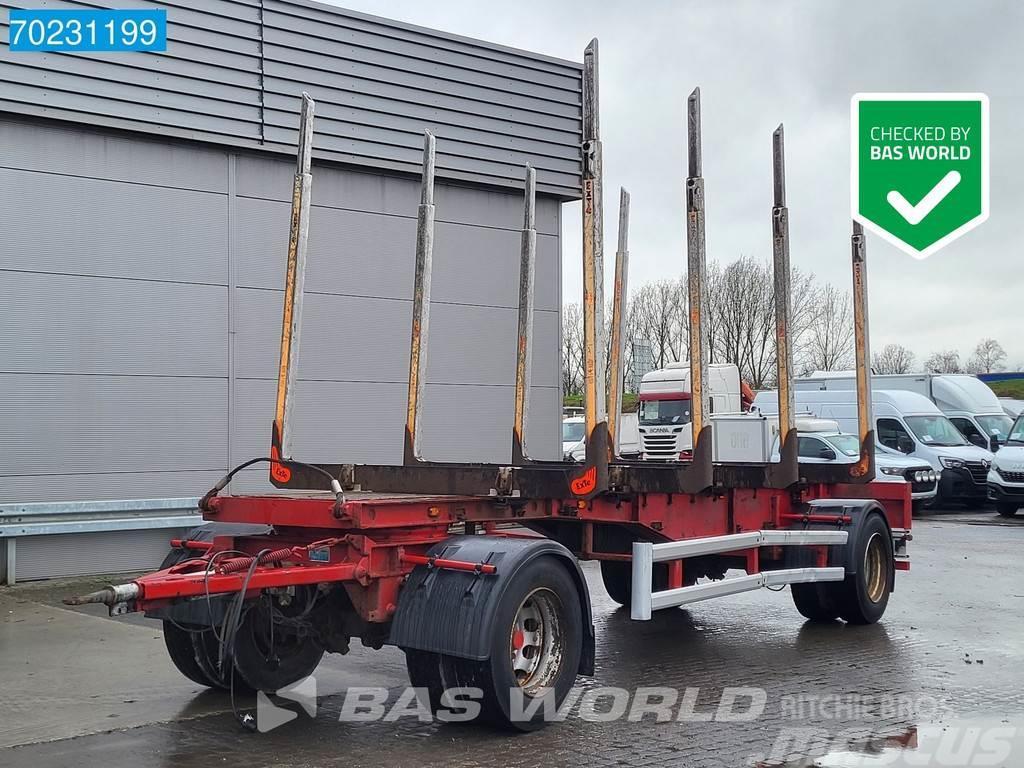 Renders Holztransporter Wood BPW Eco Miškovežių priekabos