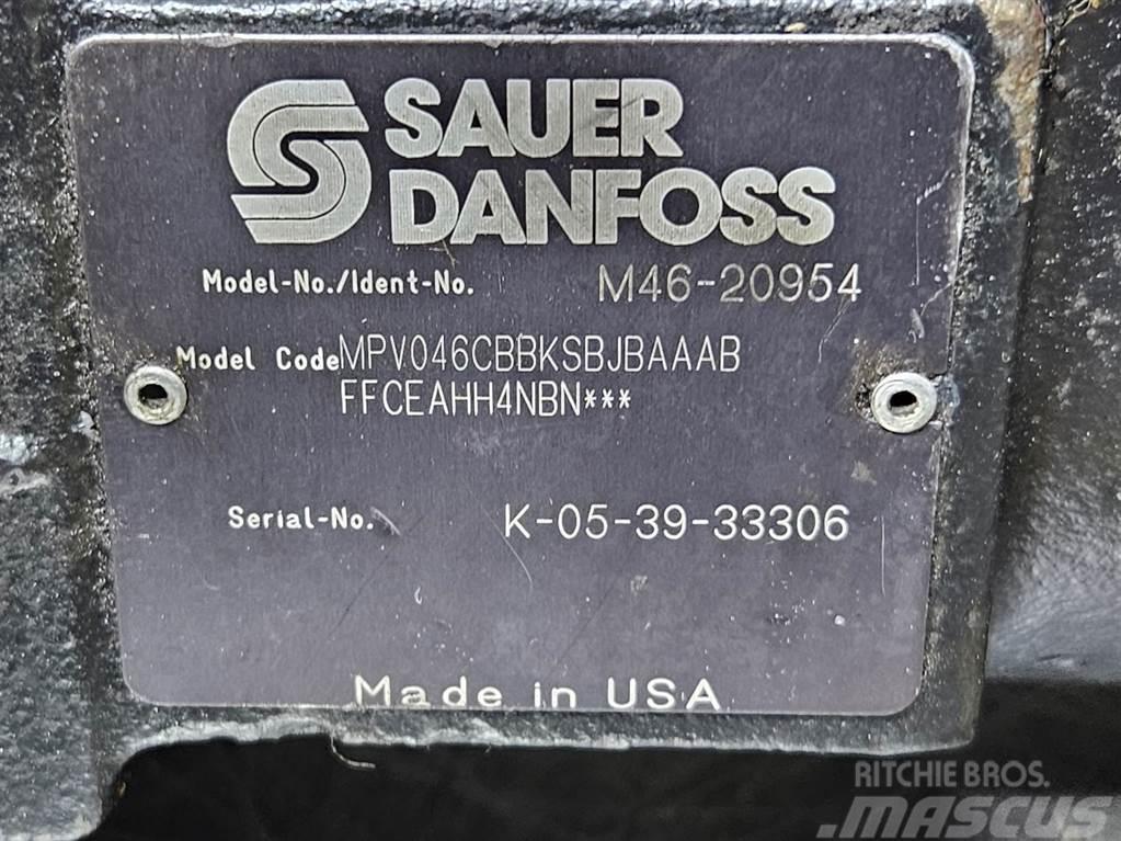 Sauer Danfoss MPV046CBBK-M46-20954-Drive pump/Fahrpumpe/Rijpomp Hidraulikos įrenginiai